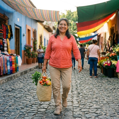 Quien camina mucho: mandado y tianguis