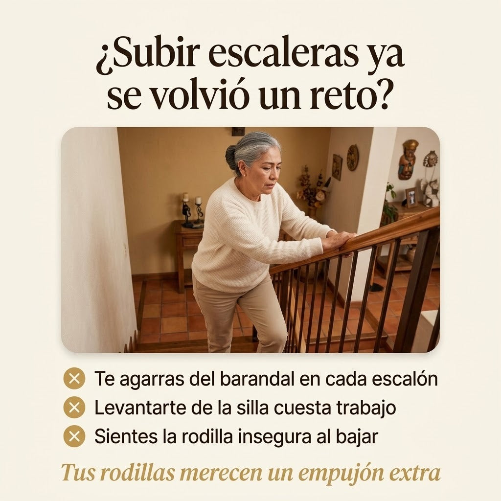 ¿Subir escaleras ya se volvió un reto?
